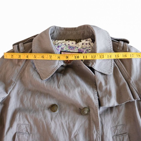 Juicy Couture Gray Military Style Jacket Size Medium Peacoat / Short Coat - Picture 14 of 16